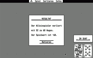 ST Skat atari screenshot